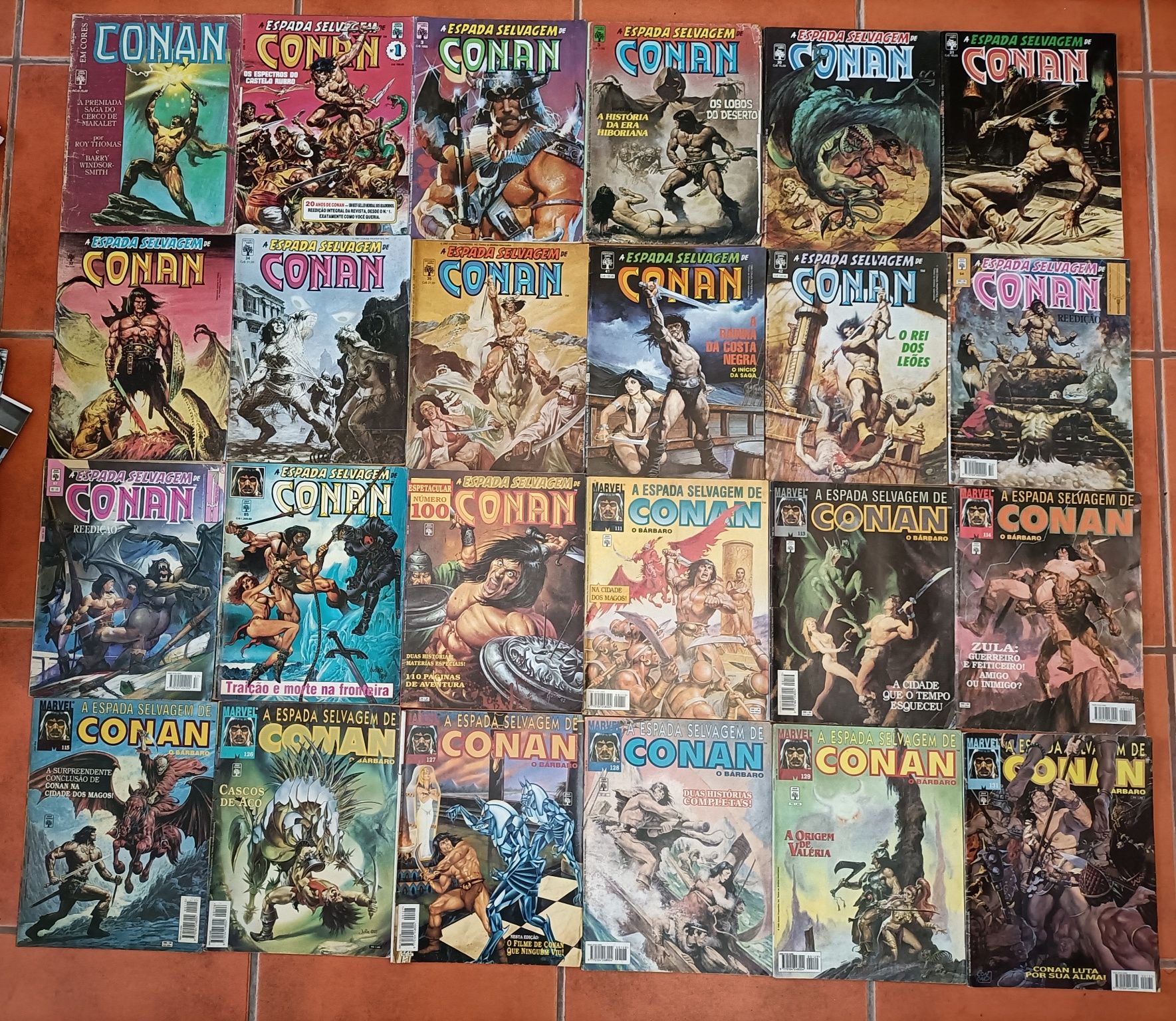 32 Livros Conan, várias coleções diferentes