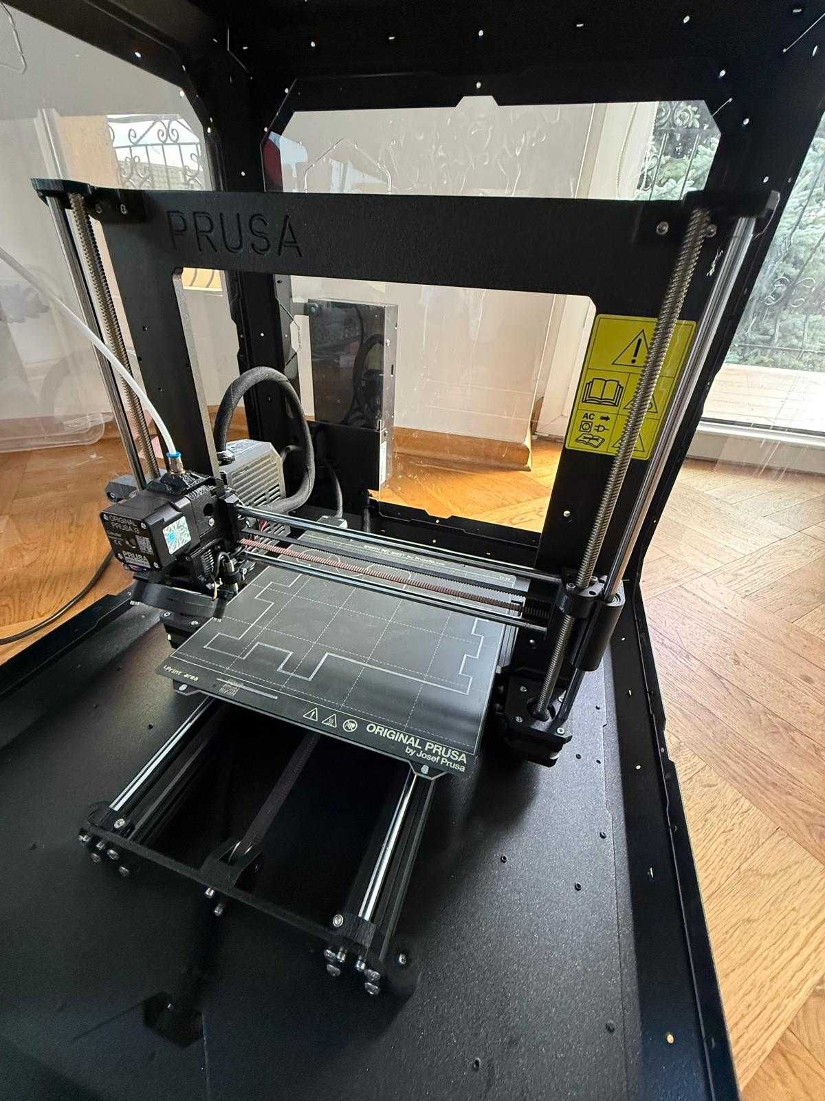Drukarka 3D Prusa i3 MK3S złożona, skalibrowana + OBUDOWA