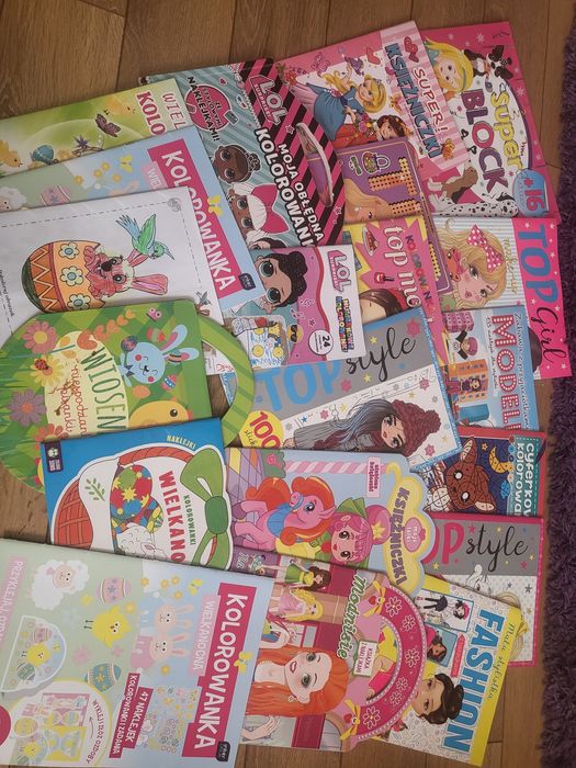 20 szt kolorowanki używane LOL wielkanoc modelki