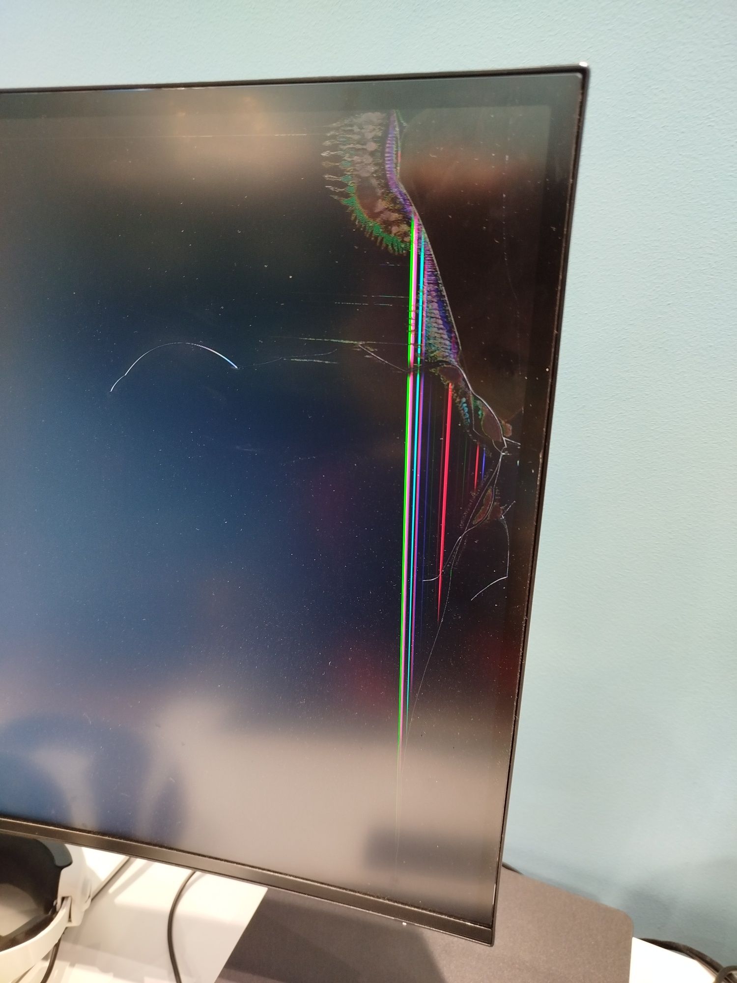 Monitor DELL , model U4021QW, uszkodzony