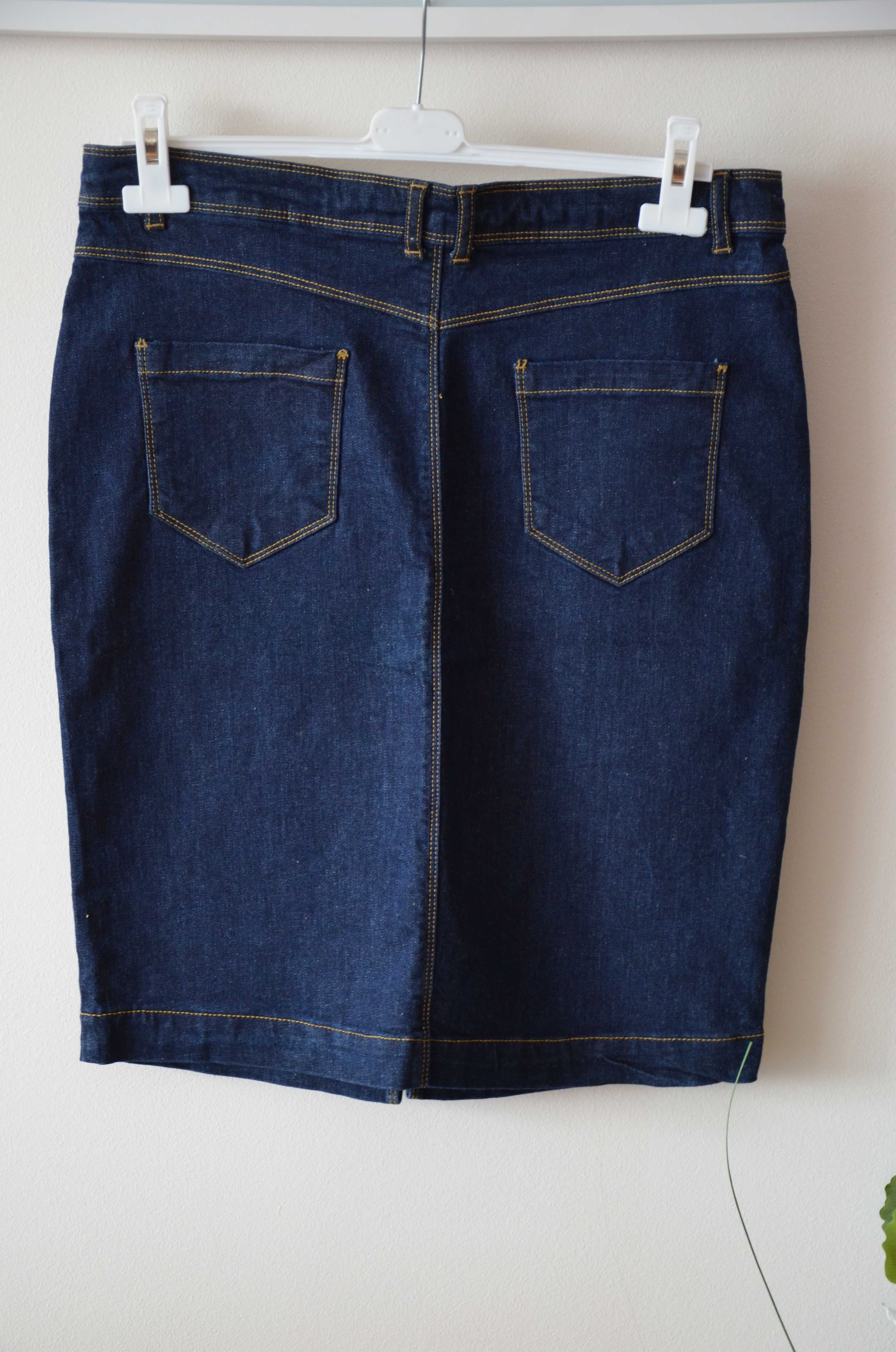 Spódnica jeansowa ołówkowa L greenpoint