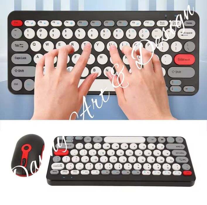 Klawiatura i mysz bezprzewodowa w Najnowszej Technologii