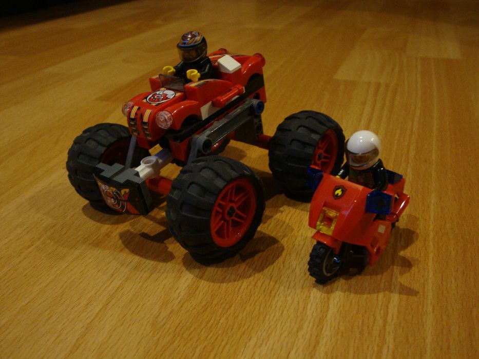 Lego samochód z motorkiem