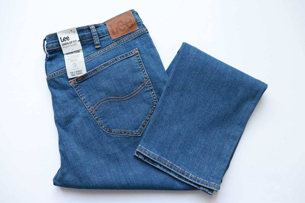 LEE DAREN ZIP FLY W40 L32 męskie spodnie jeansy regular nowe okazja