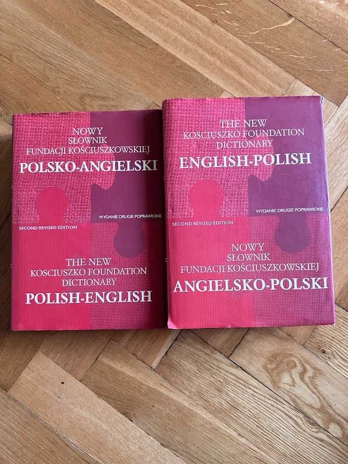 Nowy słownik kościuszkowski dwa tomy angielsko polski polsko angielski