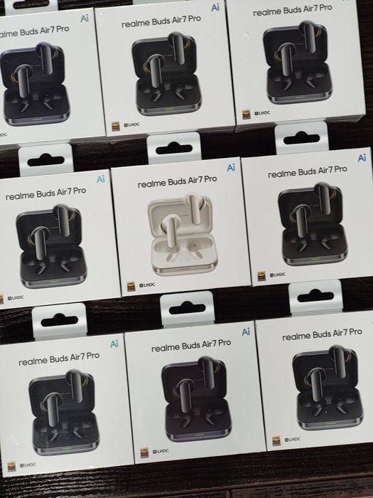 Флагманські TWS Навушники Realme Buds Air 7 Pro Global, LHDC, Hi-Res,