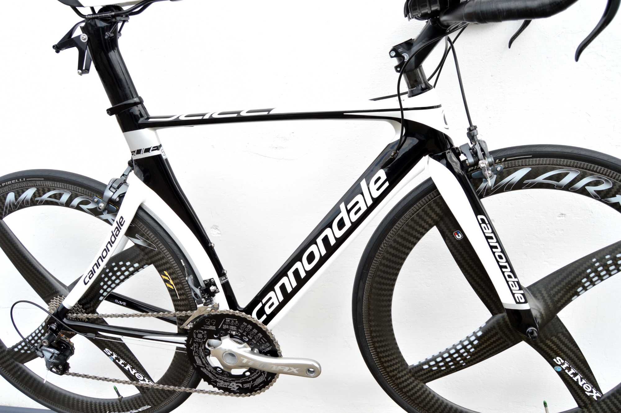 Triathlonowy CANNONDALE SLICE 54 Ultegra 2x11 śmigła carbon czasowy tt