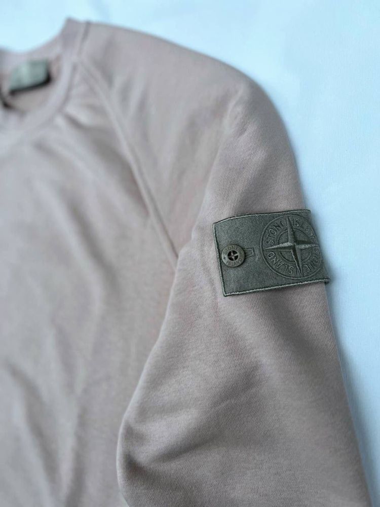 Світшот Stone Island Beige Ghost, Кофта Стон Айленд, Худі Стонік