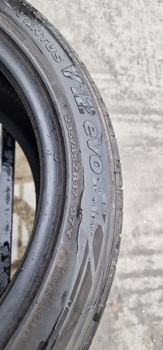 Лето 235/45/R17 Hankook Ventus V12 2шт Колеса Шини Резина Склад