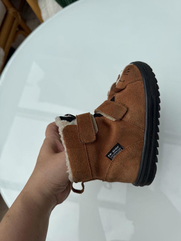 Śniegowce buty zimowe mido 24 rude kotki te-por