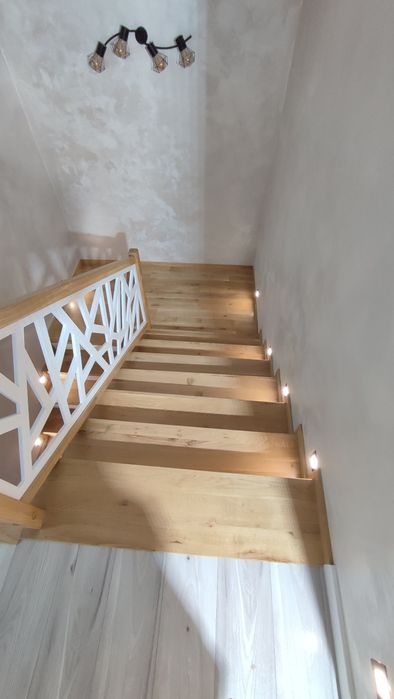 Schody dębowe, Schody drewniane