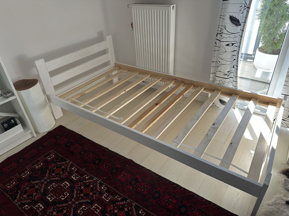 Łóżko drewniane stelaż z dnem 100x200 – polska firma stolarska
