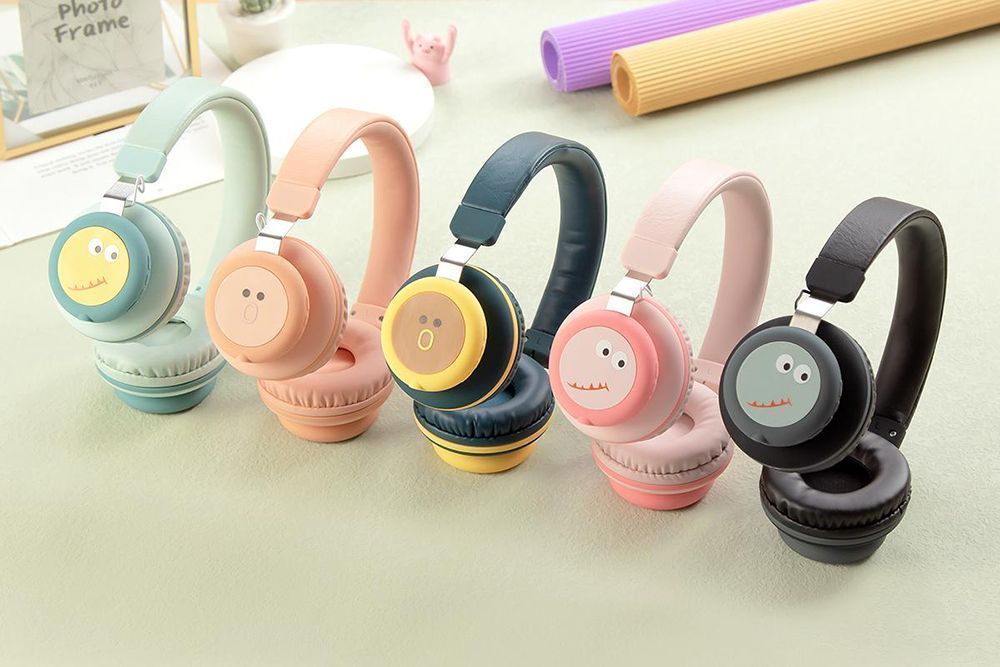 Słuchawki GJBY - BLUETOOTH CA-030 Dinosaur Pomarańczowe