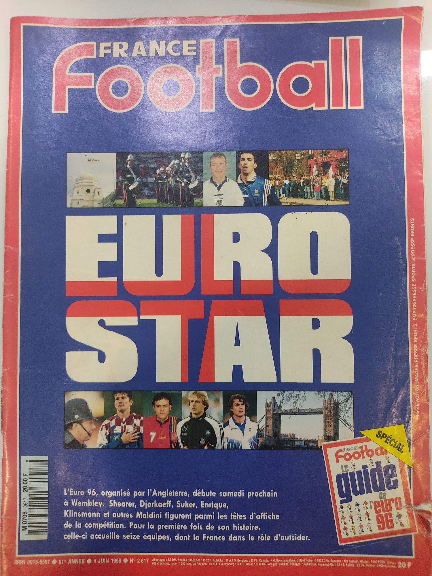 Revista francesa sobre Euro 96