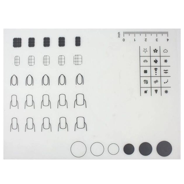 Защитный коврик для маникюра , стемпинга