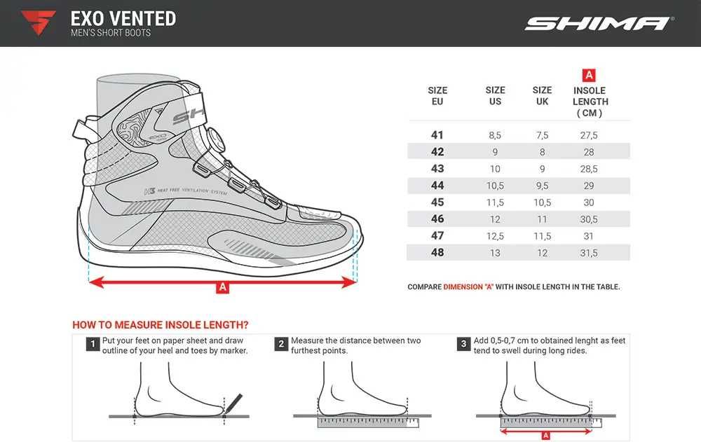 Мотоботи літні унісекс Shima EXO Vented від 36 до 47