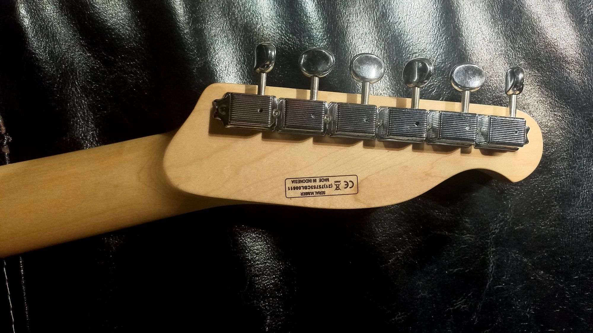 Gitara Telecaster, przepiękny wzór i lakier, Zrób swoje logo na główce
