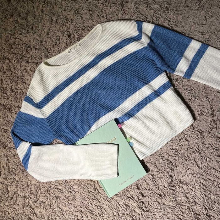 Легкий светр зі смугами від h&m