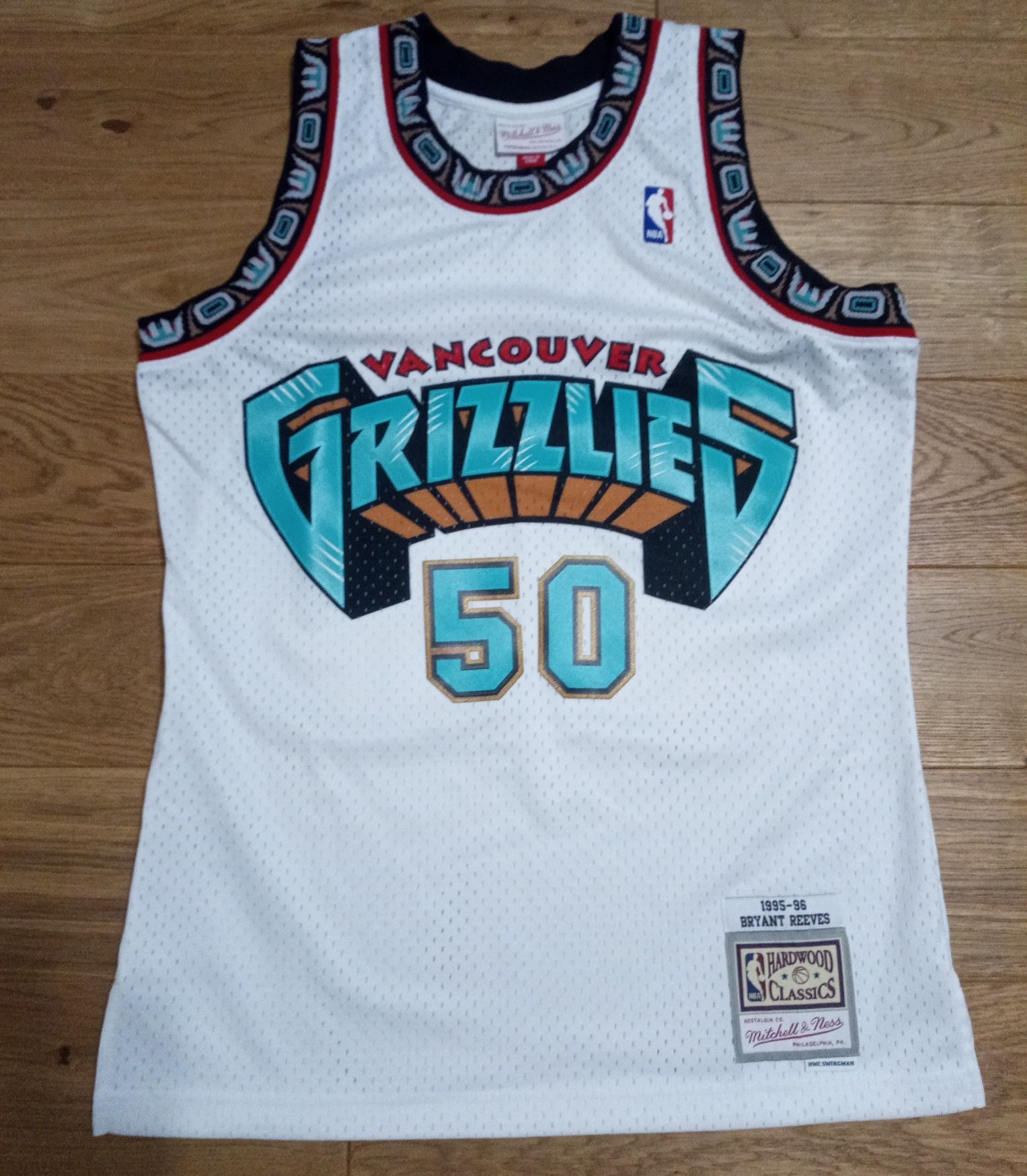 Bryant Reveesa Vancouver Grizzlies koszulka koszykarska NBA retro