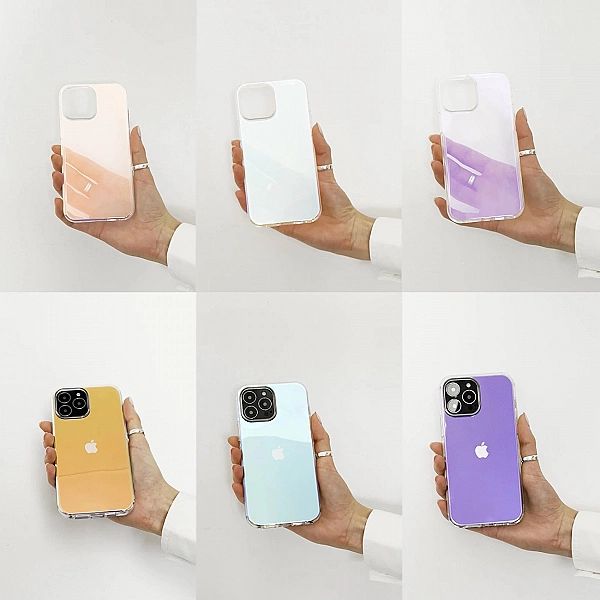 Aurora Case etui do iPhone 13 Pro żelowy opalizujący pokrowiec fioleto
