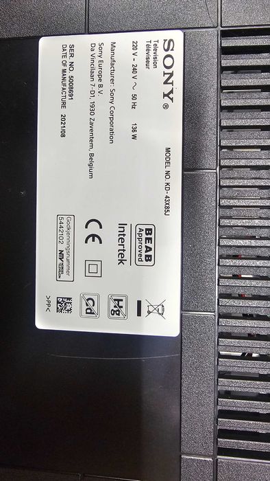 Телевізор Sony KD-43X85J