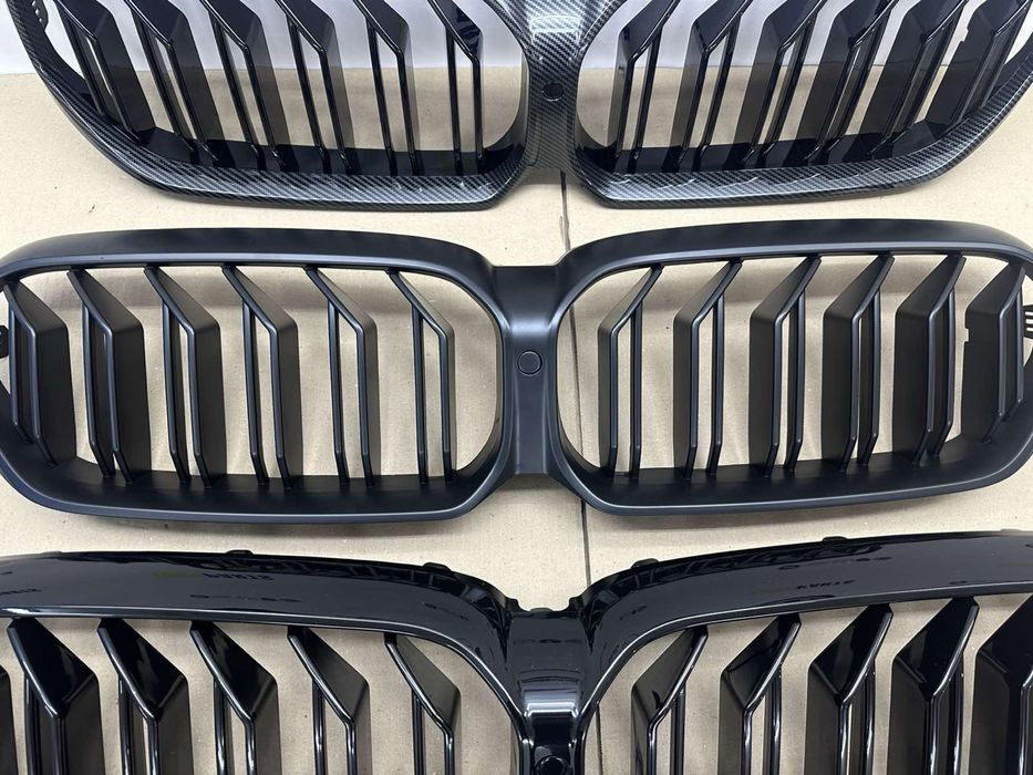 BMW G30 G31 LCI Ноздри Ноздрі Рестайлінг Чорний глянець матові карбон