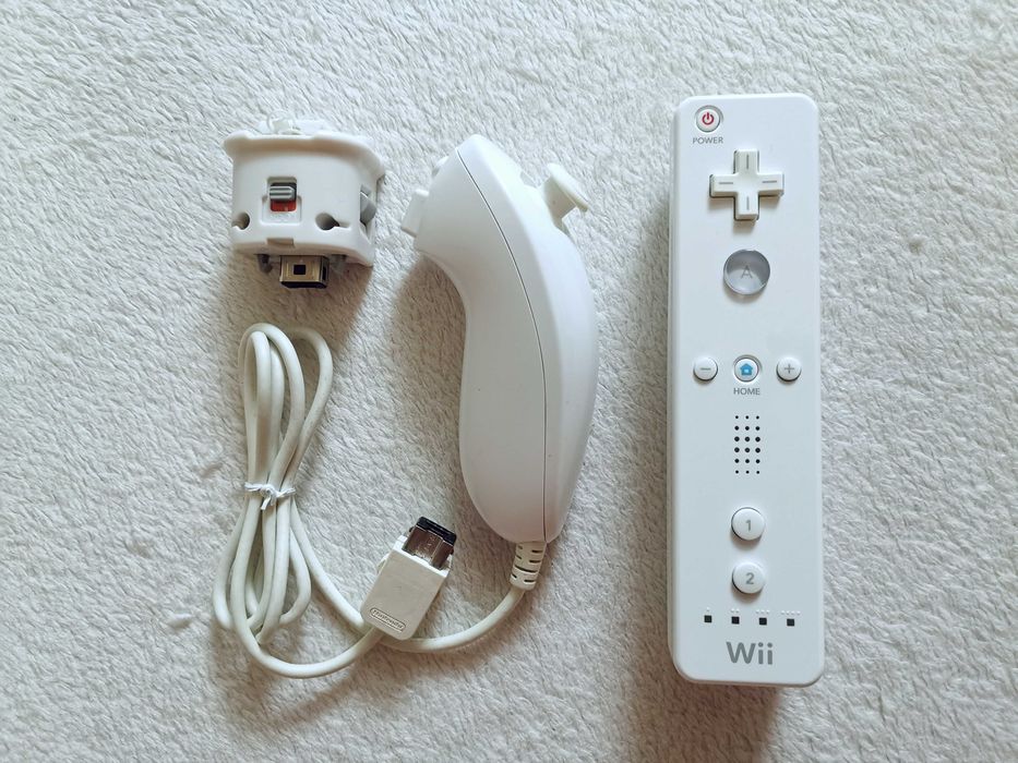 Oryginalny pad Nintendo Wiimote i Nunchack oraz Motion Plus dla Wii