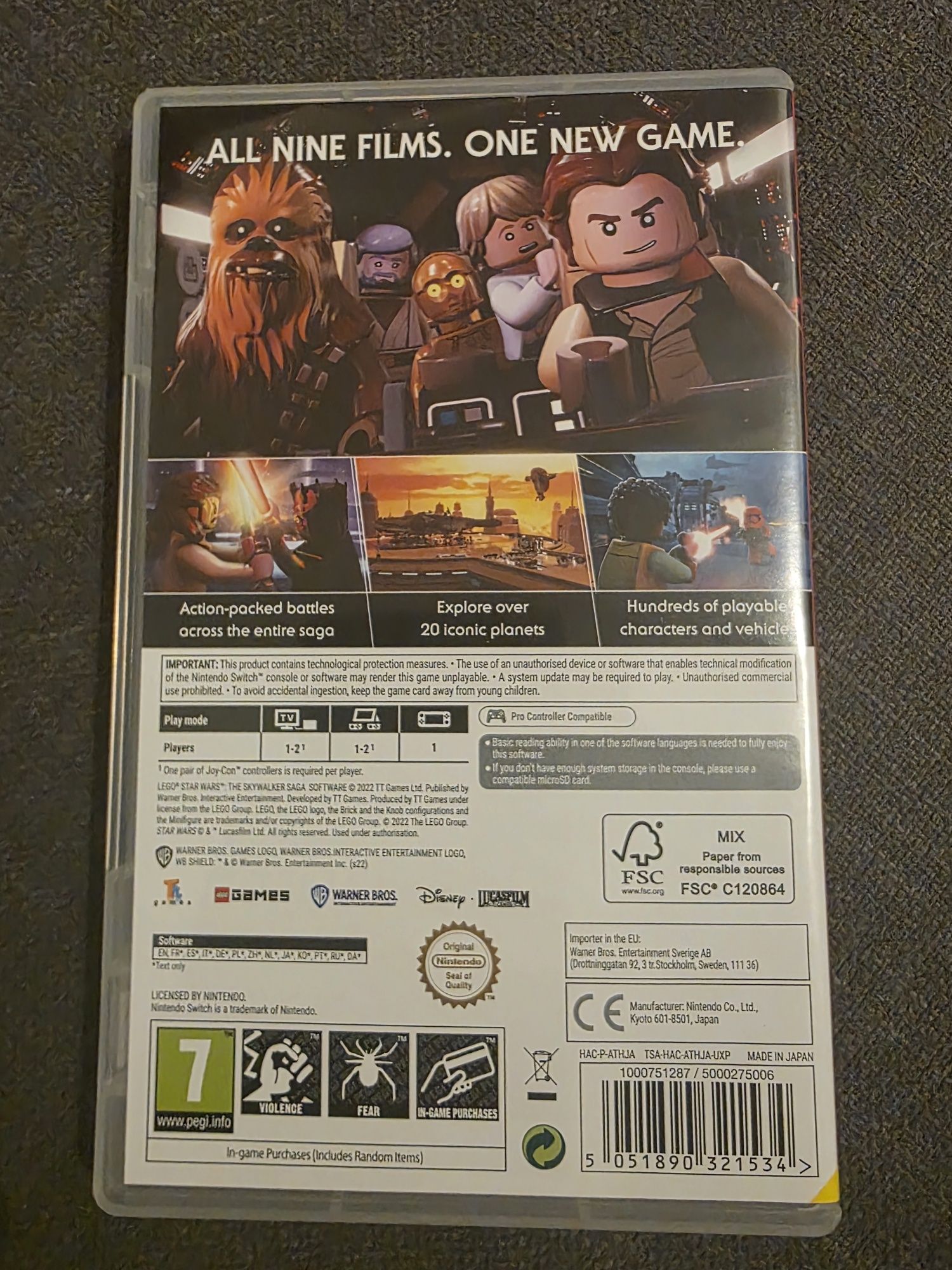 Lego Star Wars, The Skywalker Saga Switch