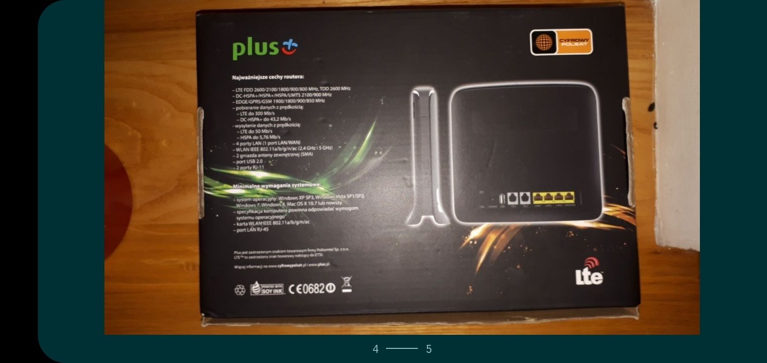 Routet LTE Huawei E5186