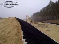 Geokrata, geosiatka, Geobunky, Geocell mała 10cm,100mm (PRODUCENT)