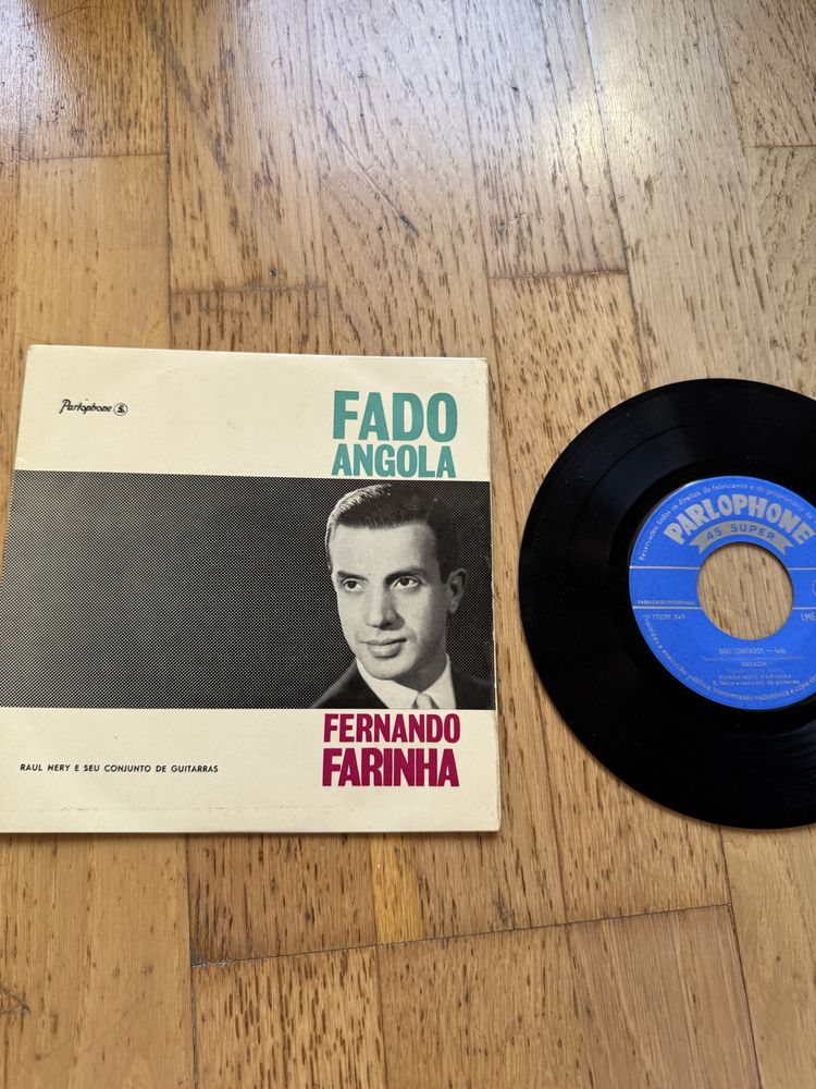 Disco vinil Fernando Farinha - Fado Angola