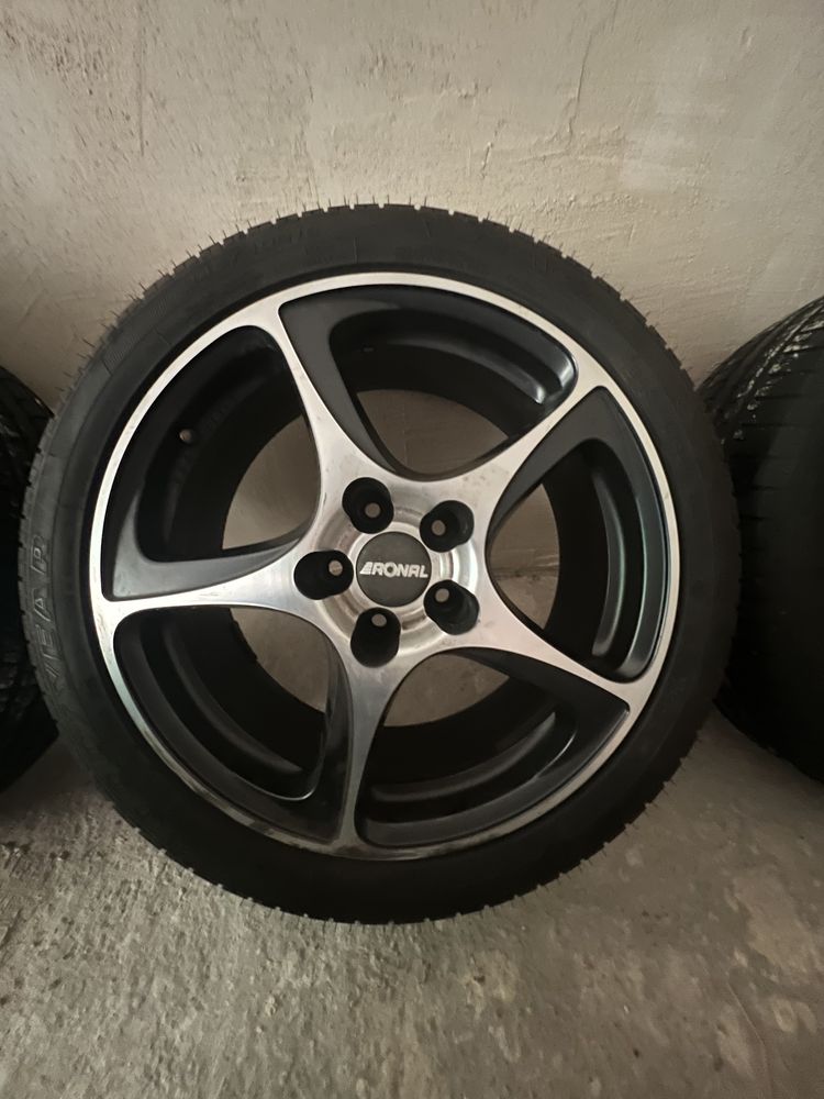 Felgi BMW  ronal r18 245/40/18 5x120+ opony goodyear jak nowe