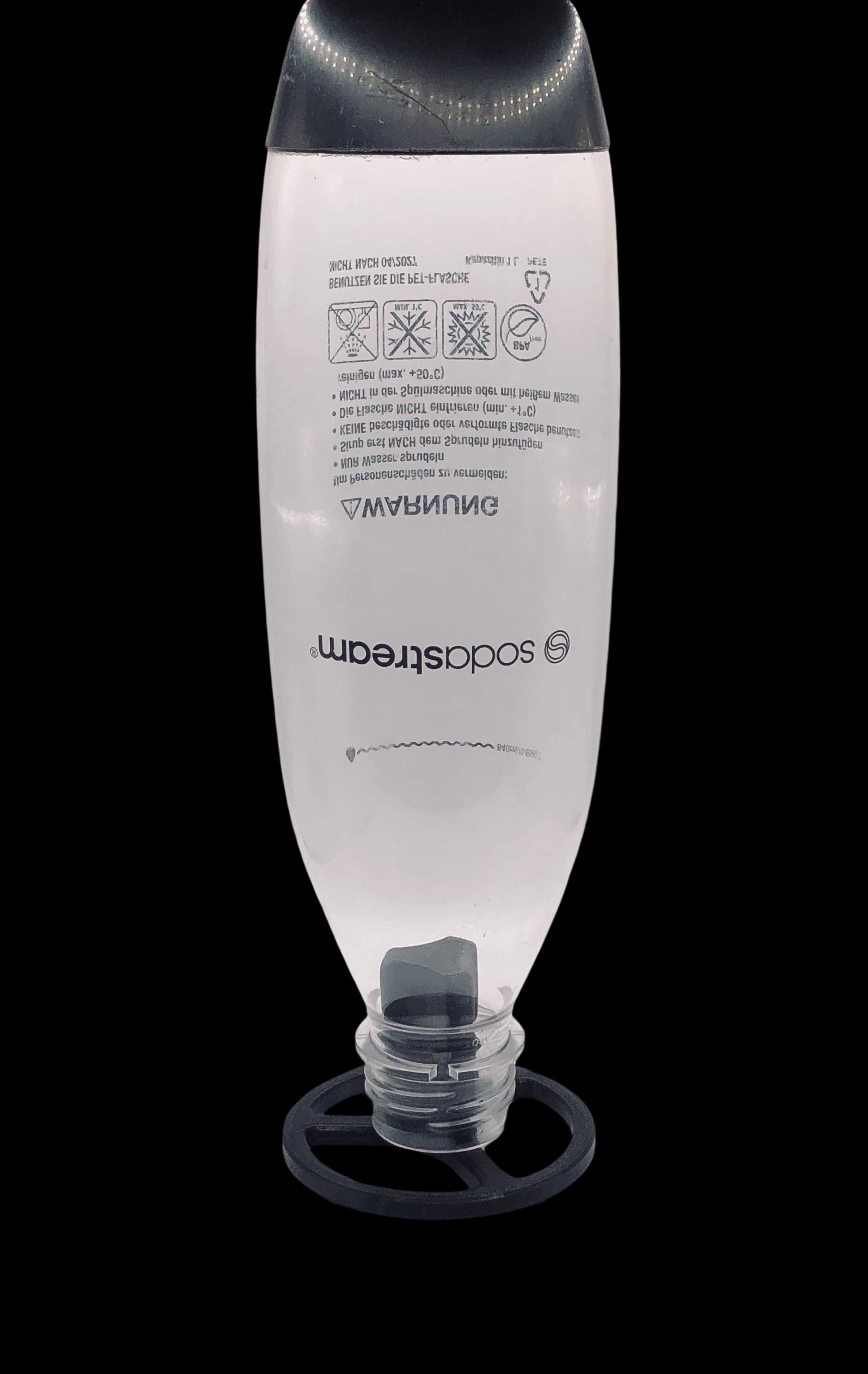 Ociekacz / stojak na butelkę do saturatora Sodastream, Brita Czarny