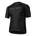 Koszulka rowerowa Rockbros z krótkim rękawem XXXL - czarna