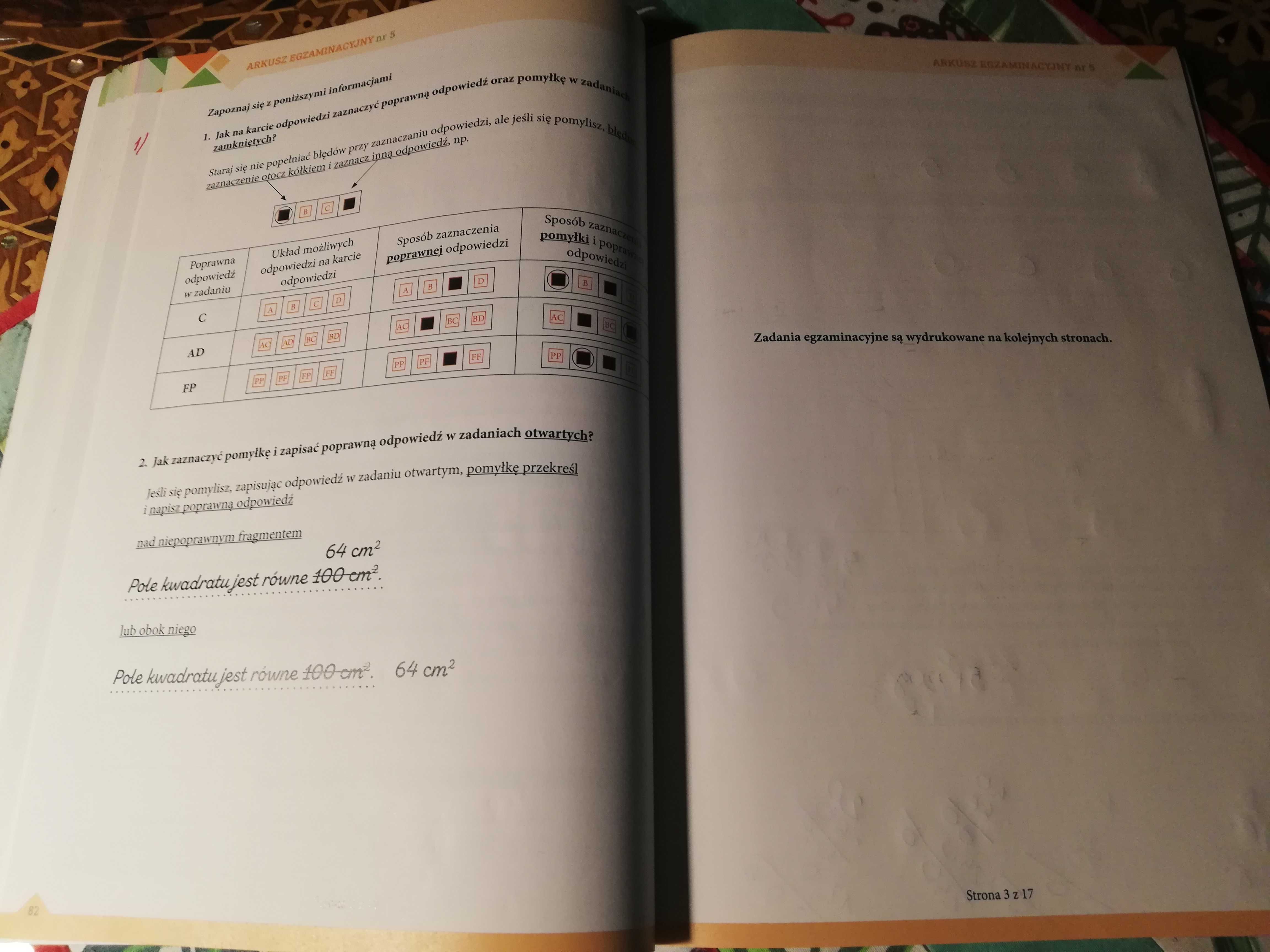 Egzamin ósmoklasisty na 100% Arkusze matematyka Greg