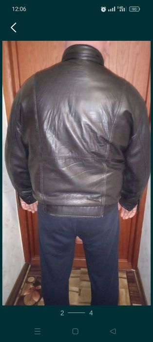 Кожаная куртка  мужская