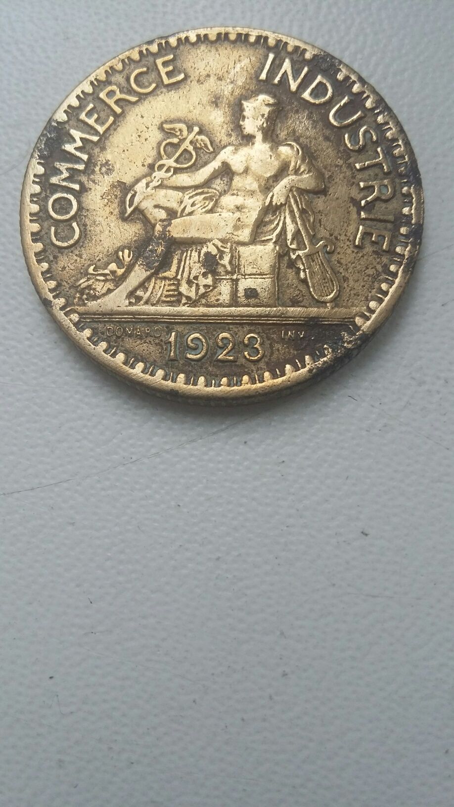 moneta 2francs 1923 r.