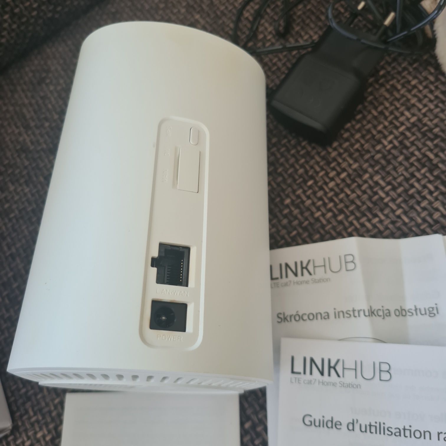 Router LTE Alcatel Linkhub cat7 300 Mbps modem SIM kamer Smart TV tcl