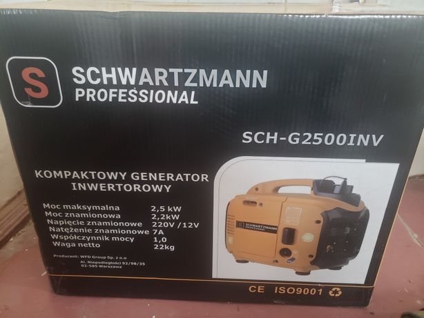 Генератор інверторний Schwartzmann SCH-G2500inv 2.5 кВт  (+ подарунок)
