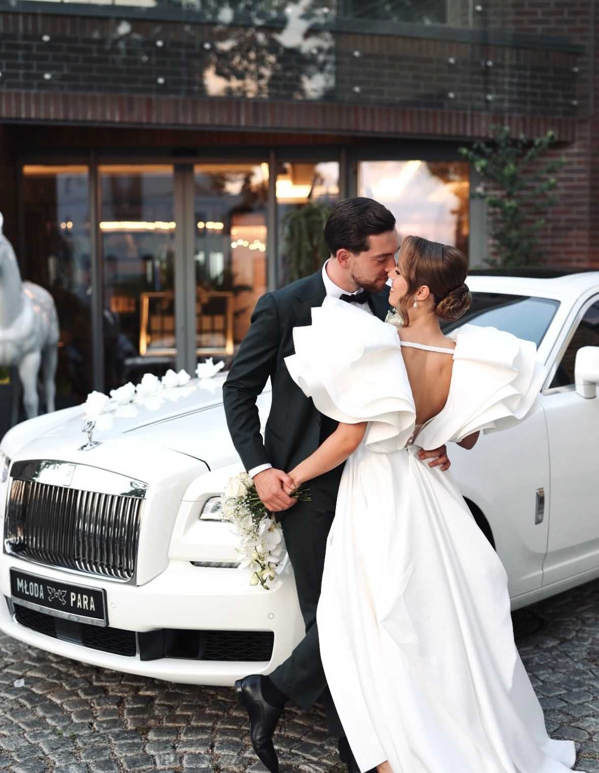 Auta do ślubu na wesele Rolls Royce Ghost Bialystok wolne terminy