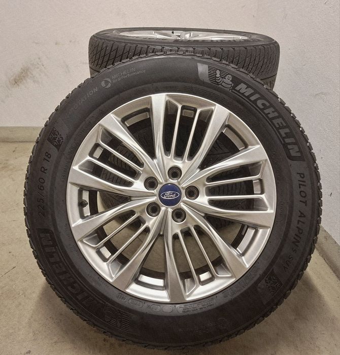 Oryginalne Koła Zimowe Ford Kuga Vignale 18"  5x108  Czujniki TPMS