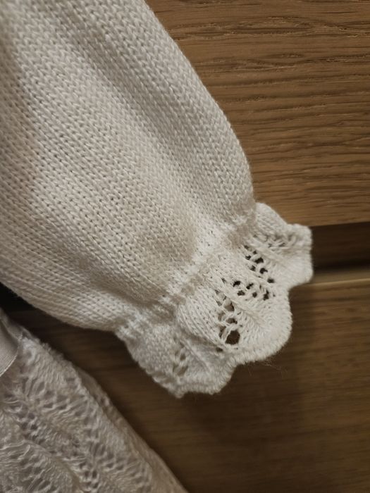 Biała sukienka chrzest święty 68