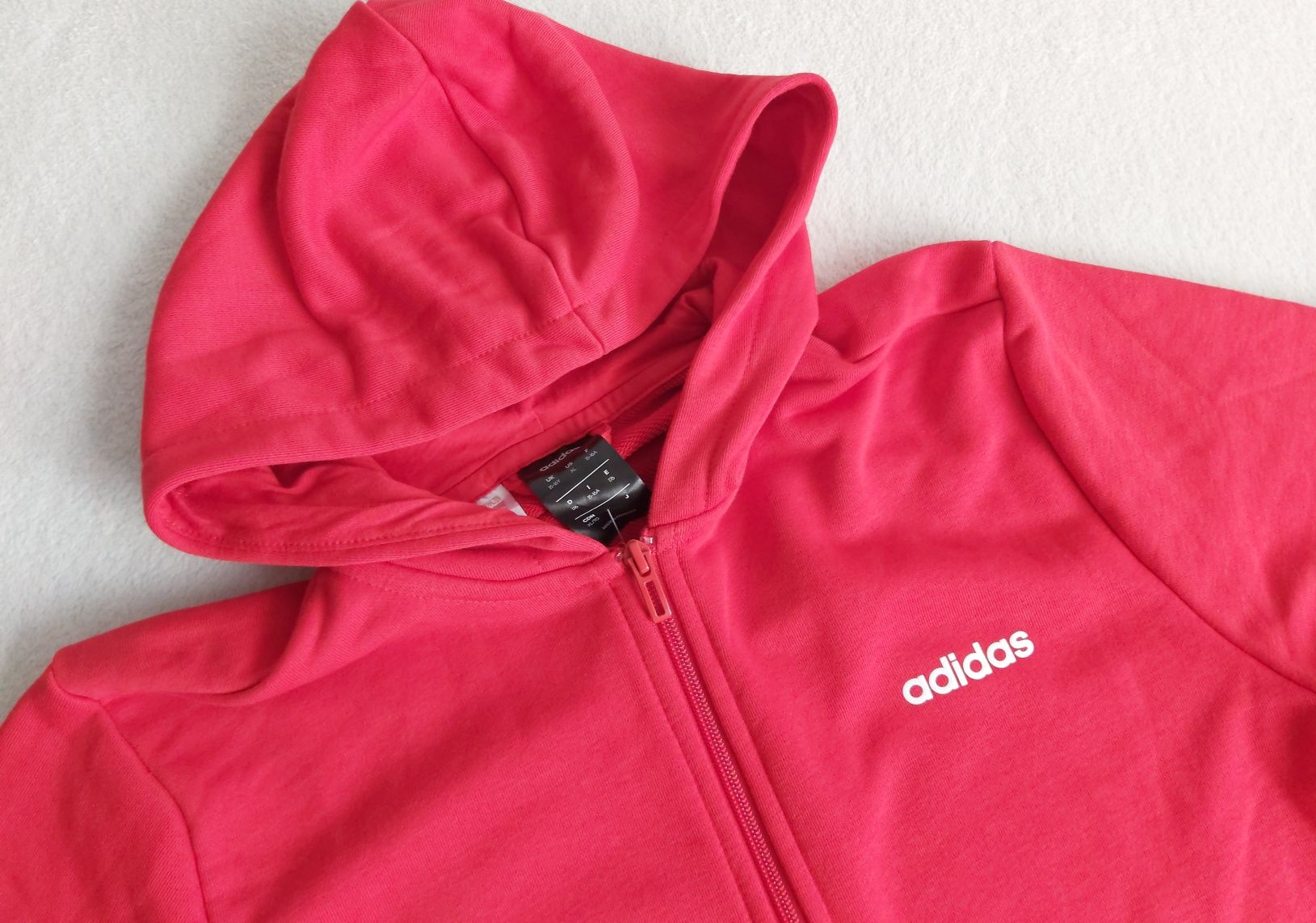 Adidas nowa bluza młodzieżowa z kapturem rozm 176