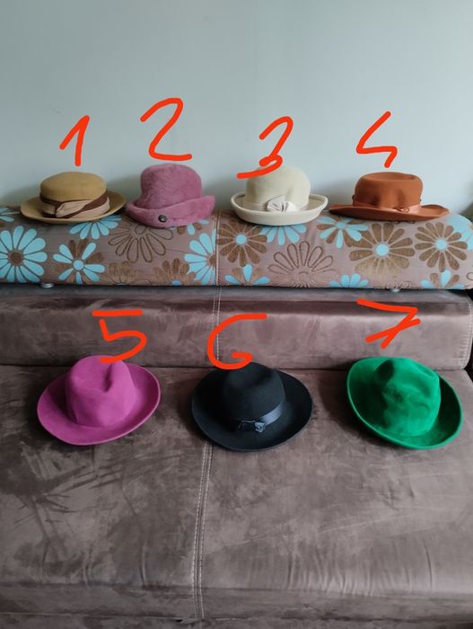 Kapelusze różne wzory