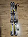 Narty Fischer 156cm + Kijki Salomon 120cm