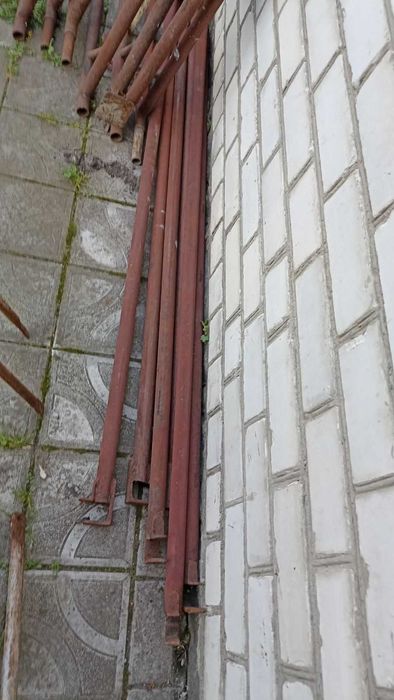 Ліса будівельні, секція 2,0 м  x  1,0 м, труба d 38 мм - 8 секцій