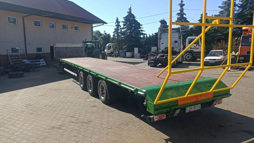 Wózek dolly na resorach+naczepa do beli słomy siana