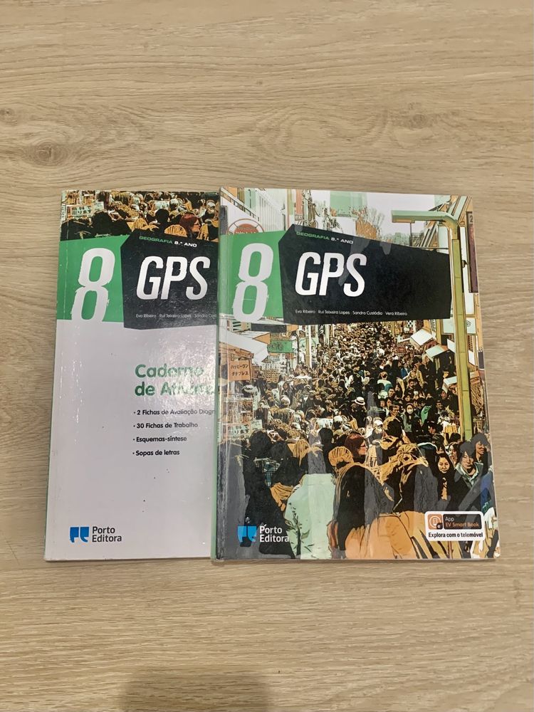 Manuais escolares Geografia 8° ano/ GPS