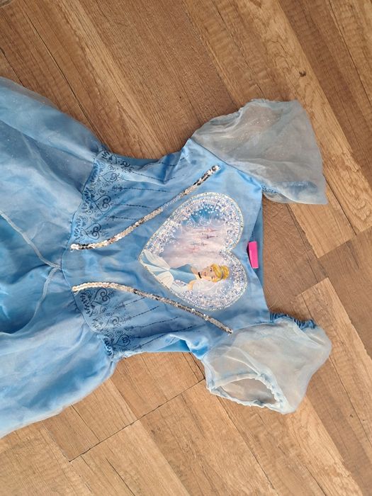 Kopciuszek 110 116 księżniczka disney przebranie bal karnawał sukienka