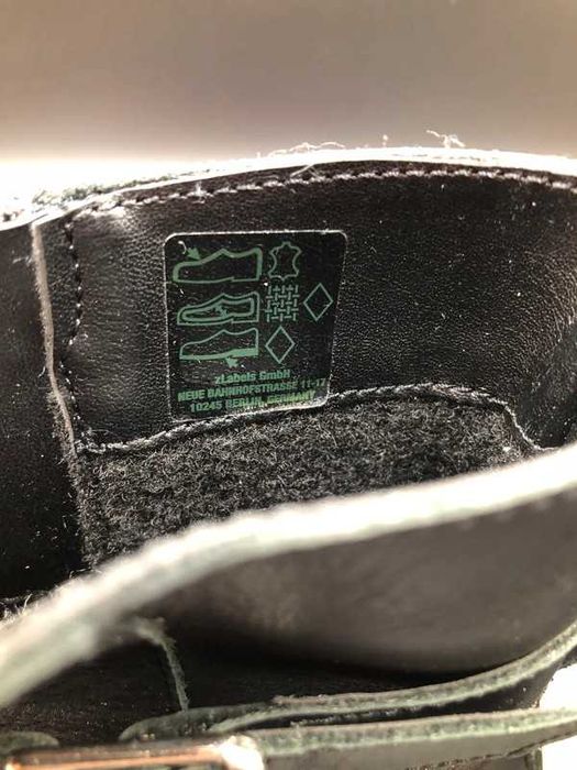 Anna Field Skórzane Botki na platformie - damskie, czarne, rozmiar 38